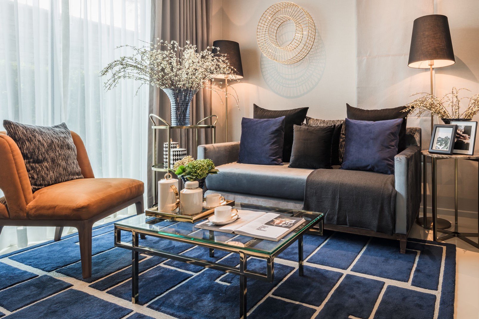 การตกแต่งห้อง...ด้วยโทนสีน้ำเงินอย่างไรให้มีสไตล์